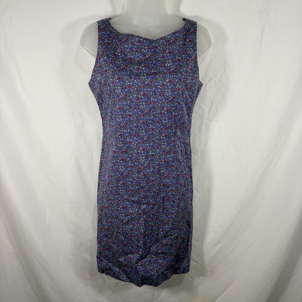 Henri Pierre Dress Women’ 9/10 Floral Cottagecore Sleeveless Mini Modest Vintage